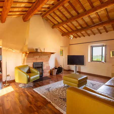 Gelso - Tenuta Esclusiva Con Sauna, Piscina Privata E Vista Panoramica Villa Belvedere Ostrense