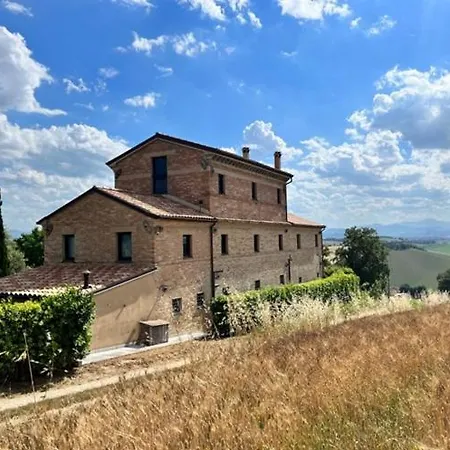 Gelso - Tenuta Esclusiva Con Sauna, Piscina Privata E Vista Panoramica Belvedere Ostrense