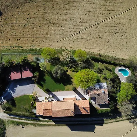 Gelso - Tenuta Esclusiva Con Sauna, Piscina Privata E Vista Panoramica Villa Belvedere Ostrense