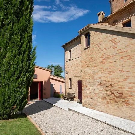 Villa Gelso - Tenuta Esclusiva Con Piscina, Sauna E Vista Panoramica Belvedere Ostrense
