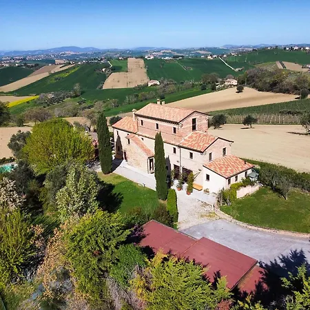 Villa Gelso - Tenuta Esclusiva Con Piscina, Sauna E Vista Panoramica Belvedere Ostrense