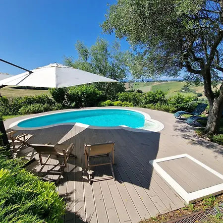 Villa Splendida Villa Con Piscina E Sauna, Belvedere Ostrense *